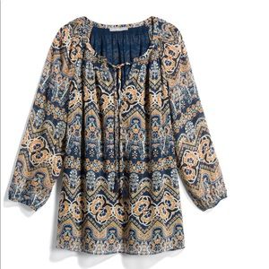 Love! Breeze Tie Neck Top